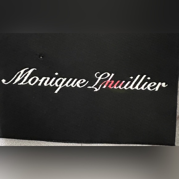 Monique Lhuillier Gray Floral Lace Corset Tank Top Silk Lined 14 - Picture 6 of 9